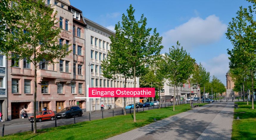 Praxis für Osteopathie Brockerhoff und Großkopf in Mannheim in der Augustaanlage 14